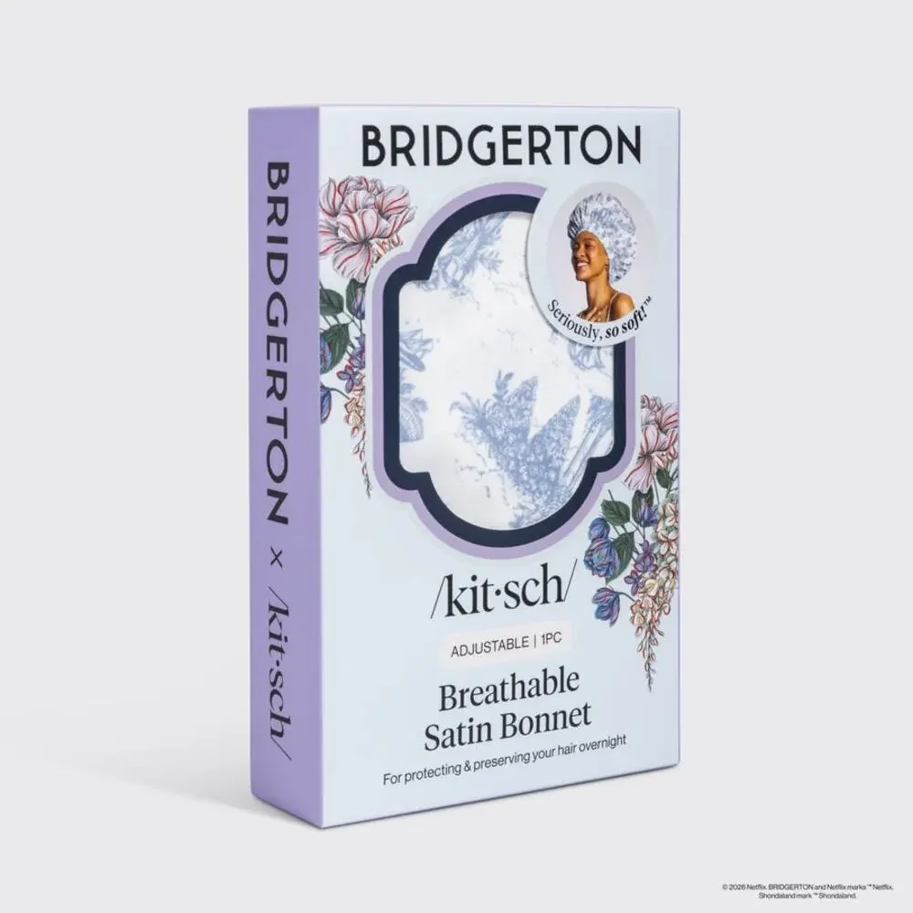 Kitsch x Bridgerton Breathable Satin Bonnet NIB